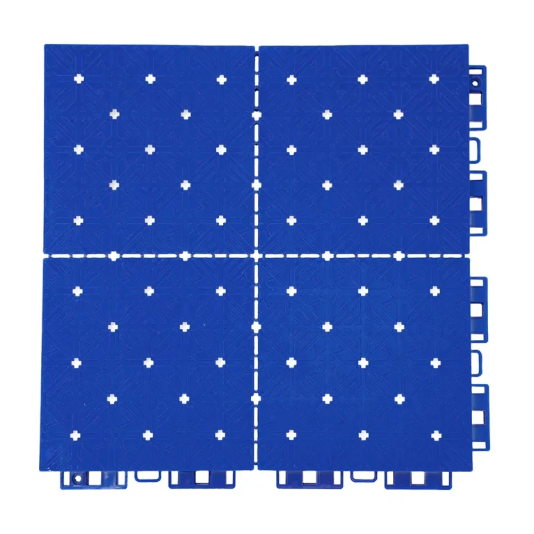HY007 interlocking floor tile in Royal Blue