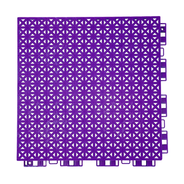 HY008 interlocking floor tile in Purple