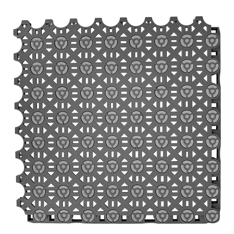 HY012 interlocking floor tile in Gray