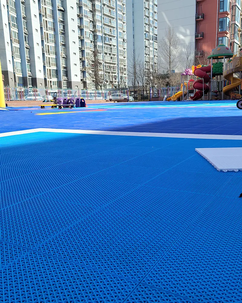 Outdoor Fitness Areas flooring project environment