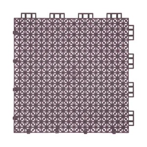 HY001 interlocking floor tile in Brown