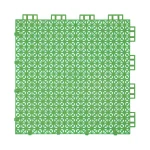 HY001 interlocking floor tile in Grass Green