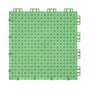 HY001 interlocking floor tile in Grass Green