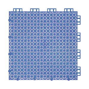 HY001 interlocking floor tile in Light Blue