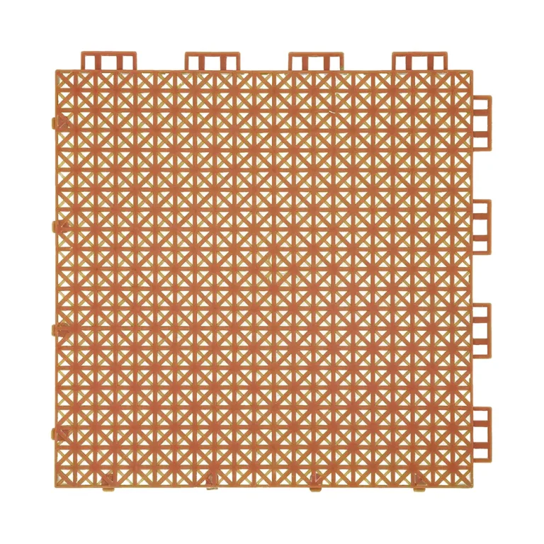 HY001 interlocking floor tile in Orange