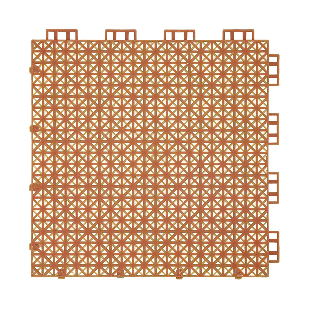 HY001 interlocking floor tile in Orange