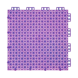 HY001 interlocking floor tile in Purple