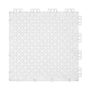 HY001 interlocking floor tile in White