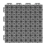 HY002 interlocking floor tile in Gray