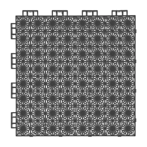 HY002 interlocking floor tile in Gray