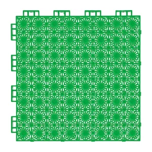 HY002 interlocking floor tile in Light Green