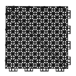 HY003 interlocking floor tile in Black