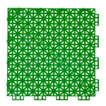 HY003 interlocking floor tile in Grass Green