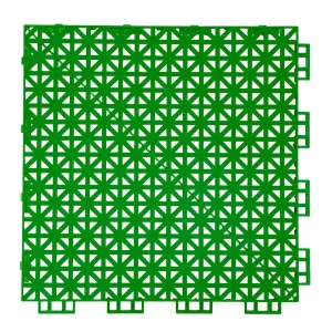 HY003 interlocking floor tile in Grass Green