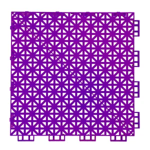 HY003 interlocking floor tile in Purple