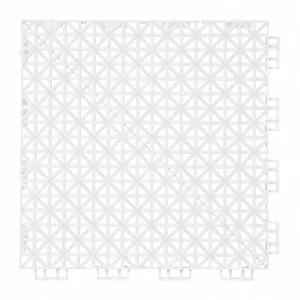 HY003 interlocking floor tile in White