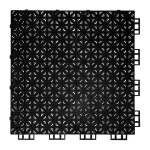 HY004 interlocking floor tile in Black