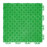 HY004 interlocking floor tile in Grass Green