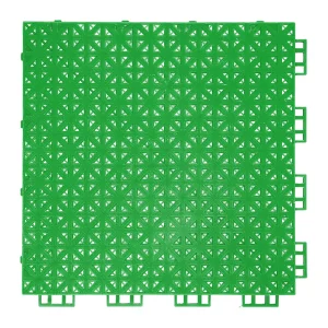 HY004 interlocking floor tile in Grass Green