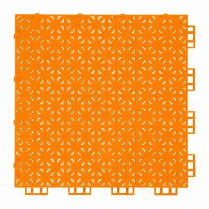 HY004 interlocking floor tile in Orange