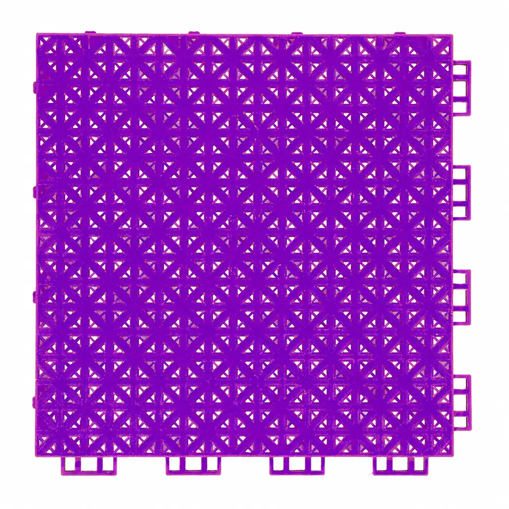 HY004 interlocking floor tile in Purple
