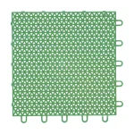HY005 interlocking floor tile in Grass Green