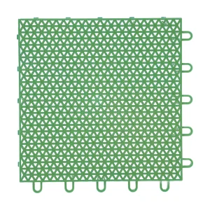 HY005 interlocking floor tile in Grass Green