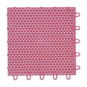 HY005 interlocking floor tile in Red