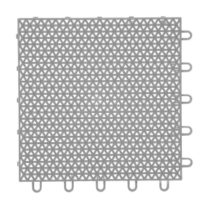HY005 interlocking floor tile in Silver Gray