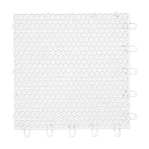 HY005 interlocking floor tile in White