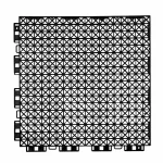HY006 interlocking floor tile in Black