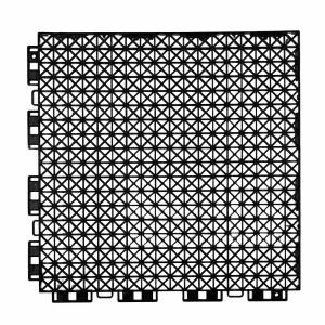 HY006 interlocking floor tile in Black