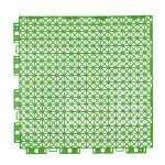 HY006 interlocking floor tile in Grass Green