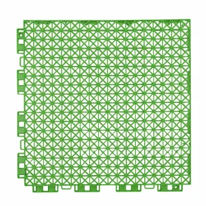 HY006 interlocking floor tile in Grass Green
