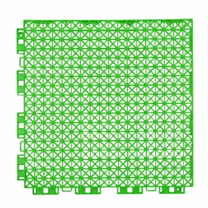 HY006 interlocking floor tile in Light Green