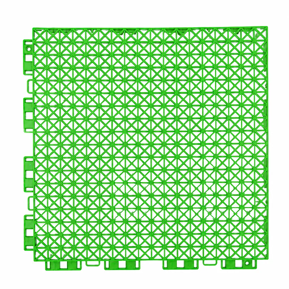 HY006-S interlocking floor tile in Light Green