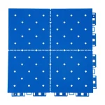 HY007 interlocking floor tile in Blue