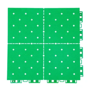 HY007 interlocking floor tile in Light Green