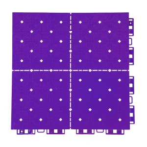 HY007 interlocking floor tile in Purple