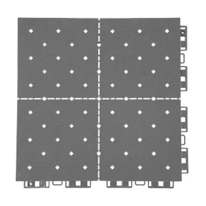 HY007-C interlocking floor tile in Gray