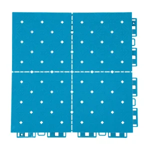 HY007-C interlocking floor tile in Light Blue