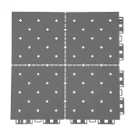 HY007-S interlocking floor tile in Gray