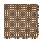 HY008 interlocking floor tile in Brown