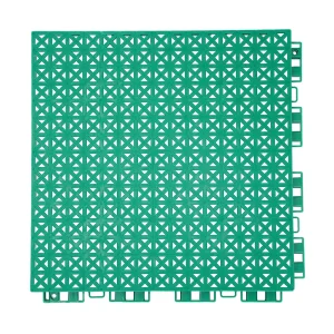 HY008 interlocking floor tile in Grass Green