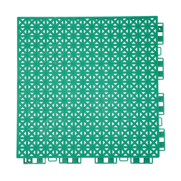 HY008 interlocking floor tile in Grass Green