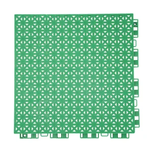 HY008 interlocking floor tile in Light Green