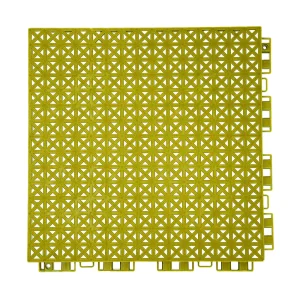 HY008 interlocking floor tile in Yellow
