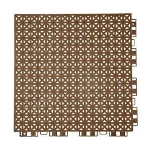 HY008-S interlocking floor tile in Brown