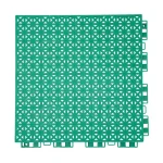 HY008-S interlocking floor tile in Grass Green