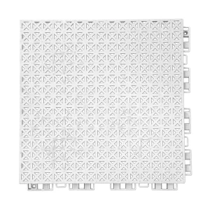HY008-S interlocking floor tile in White